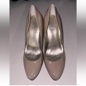 Guess Nude Beige Heels Stilettos Size 9